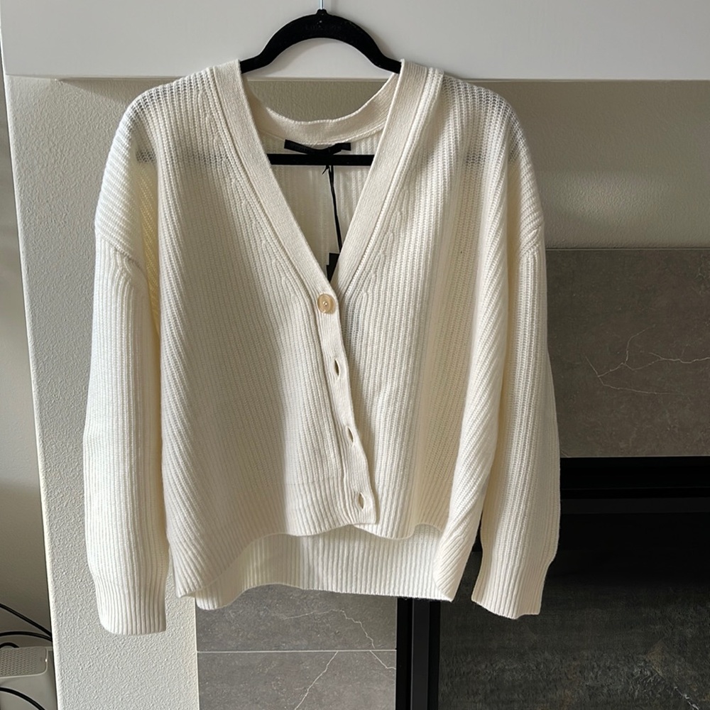 Jenni Kayne Cropped Cashmere Cocoon Cardigan